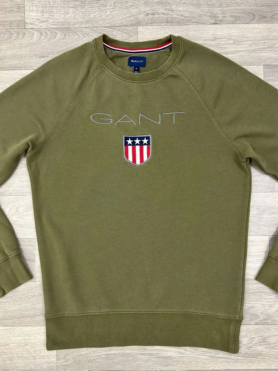 Gant Embroidered Sweatshirt Mens Medium - Image 2