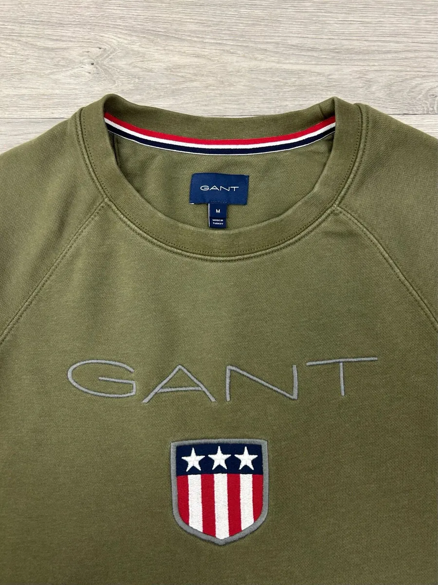 Gant Embroidered Sweatshirt Mens Medium - Image 3
