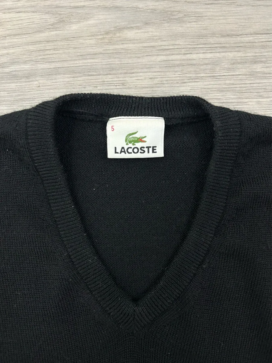 Lacoste Wool Jumper Mens M/L - Image 4