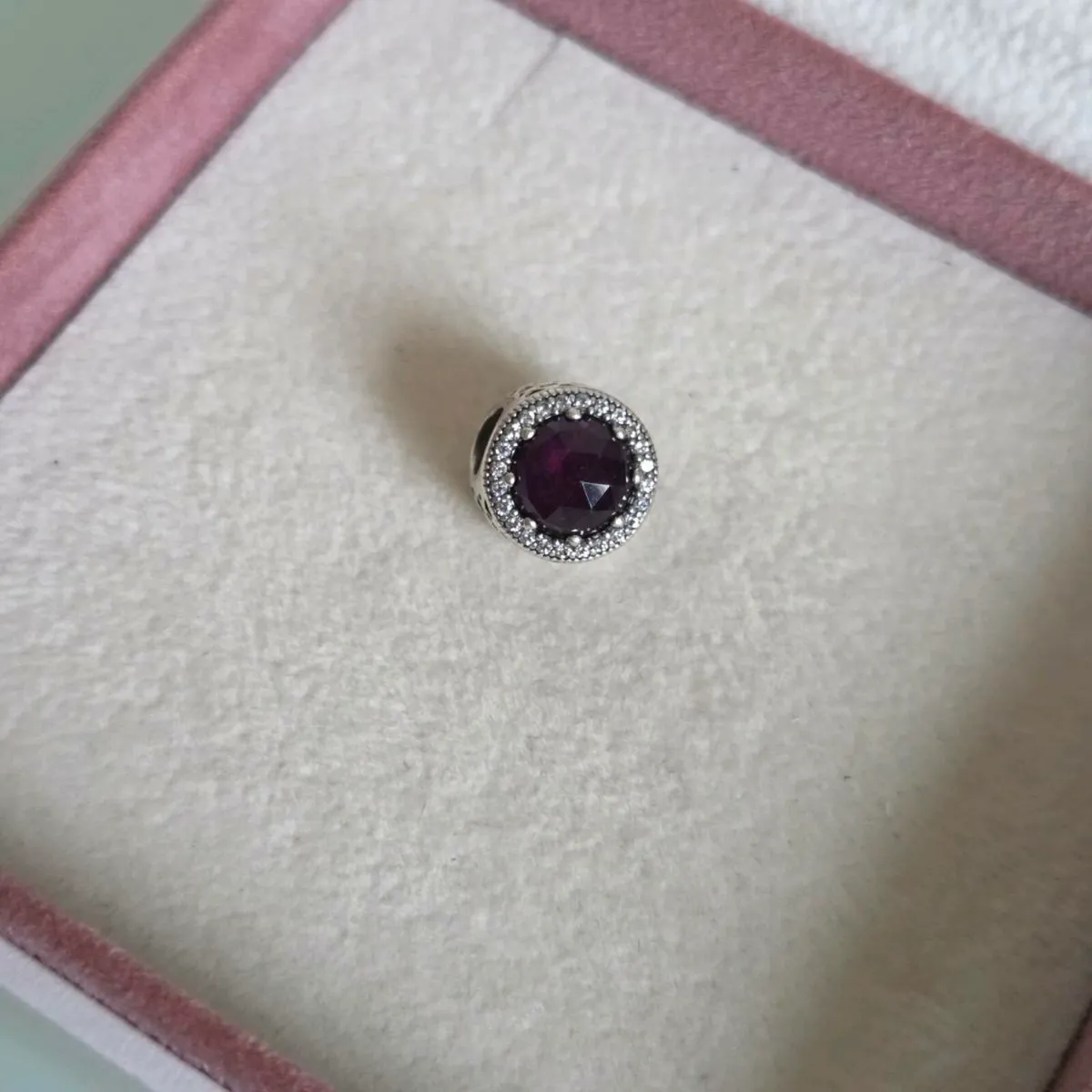 Pandora charm purple stone perfect condition fully - Image 1