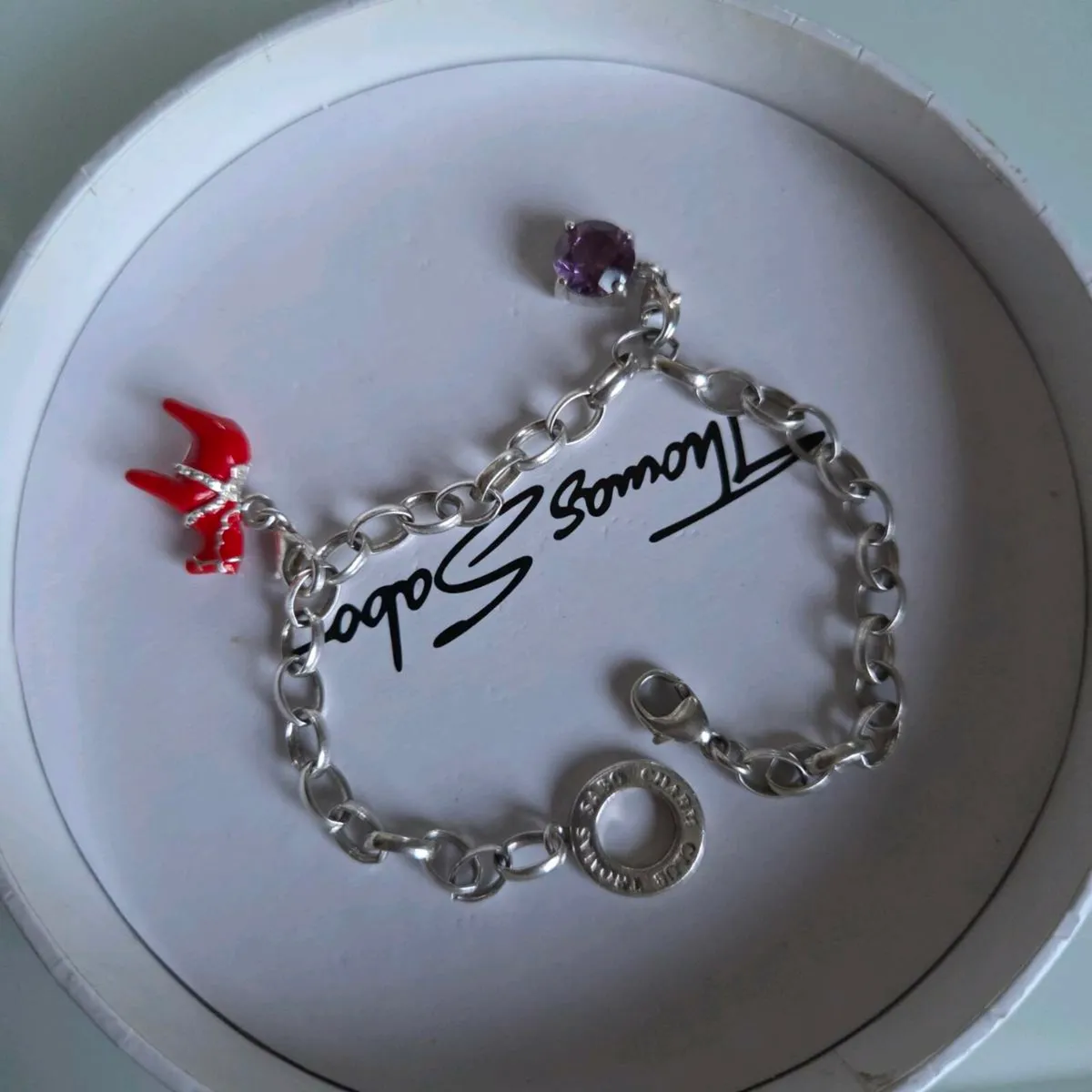 Thomas Sabo bracelet with two charms - Image 3