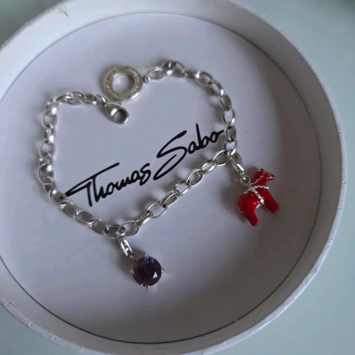 Thomas Sabo bracelet with two charms - Image 4