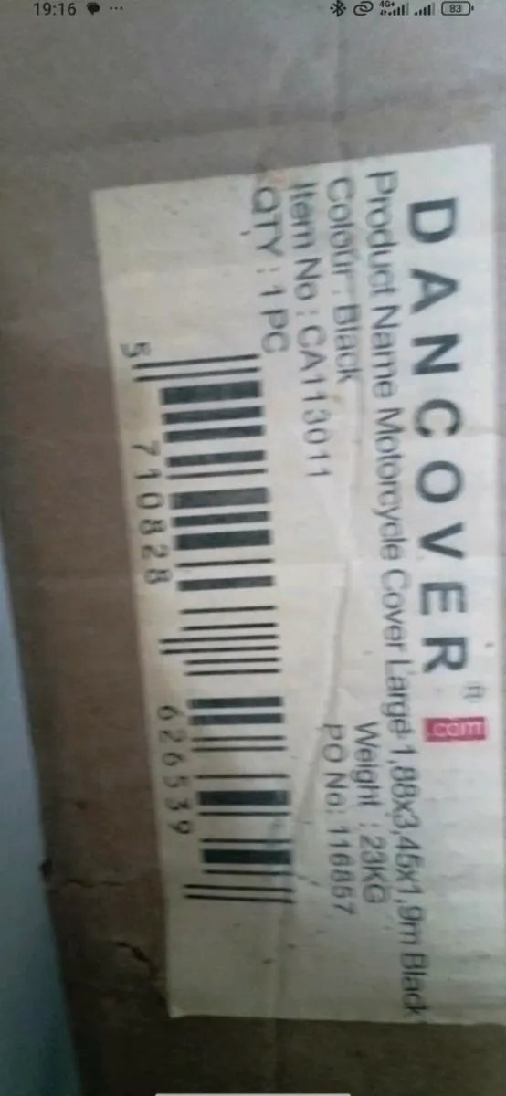 Motorcycle Flexi cover - Image 1