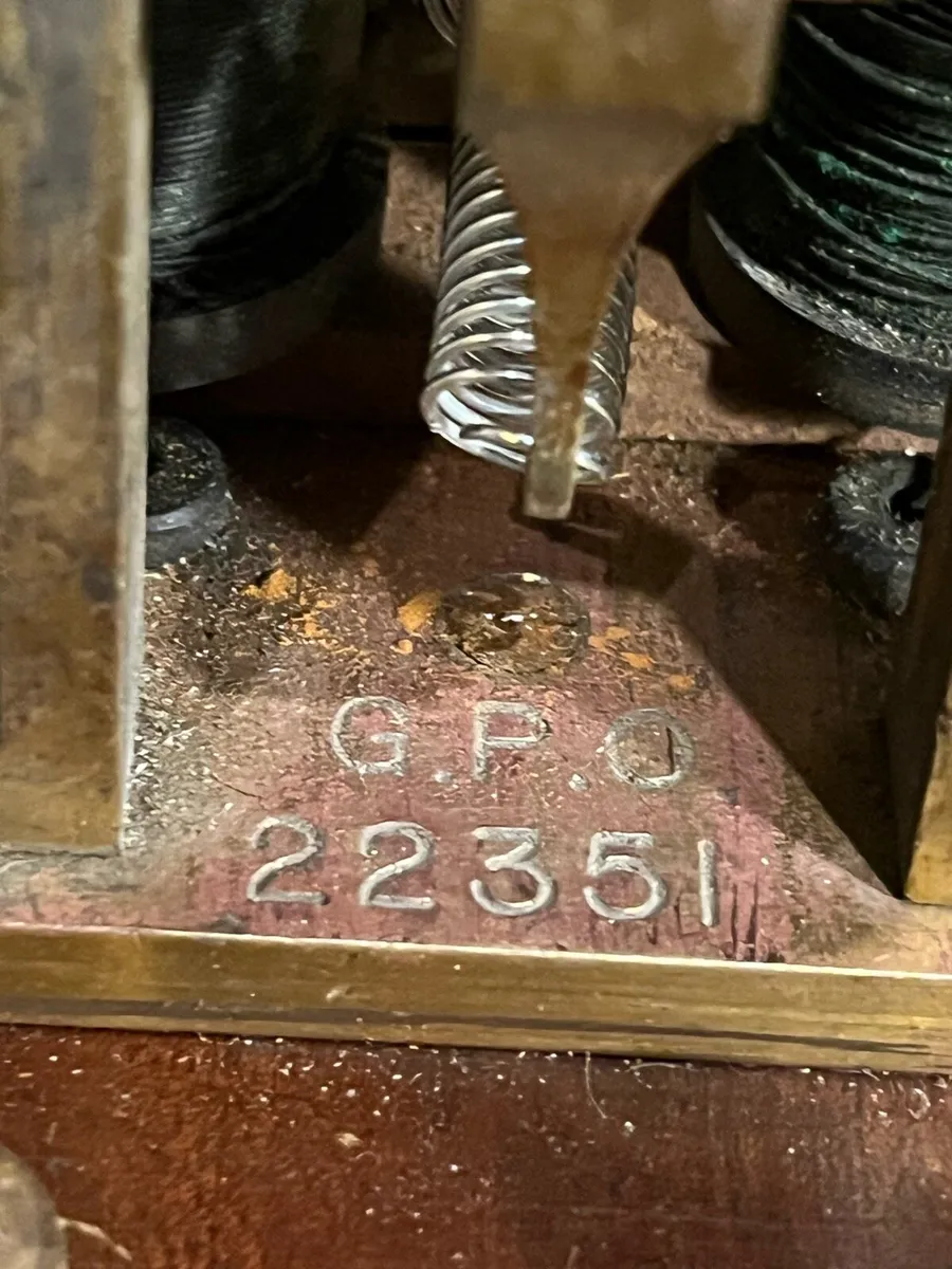 Antique Morse Code  Key & GPO Sounder - Image 3