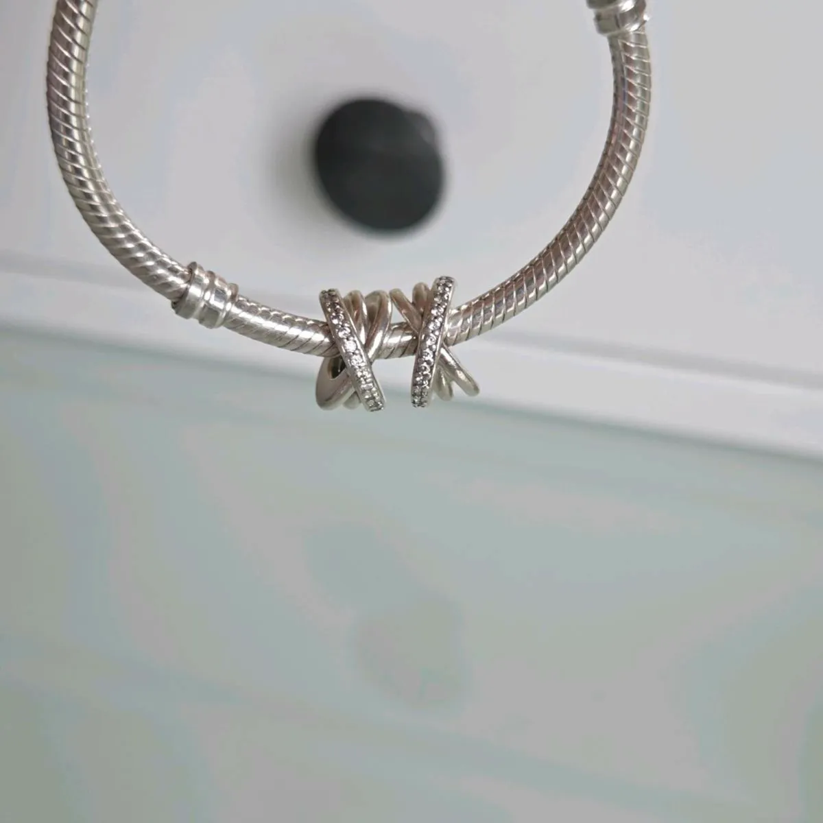 Pandora separately charm round sparkly - Image 2