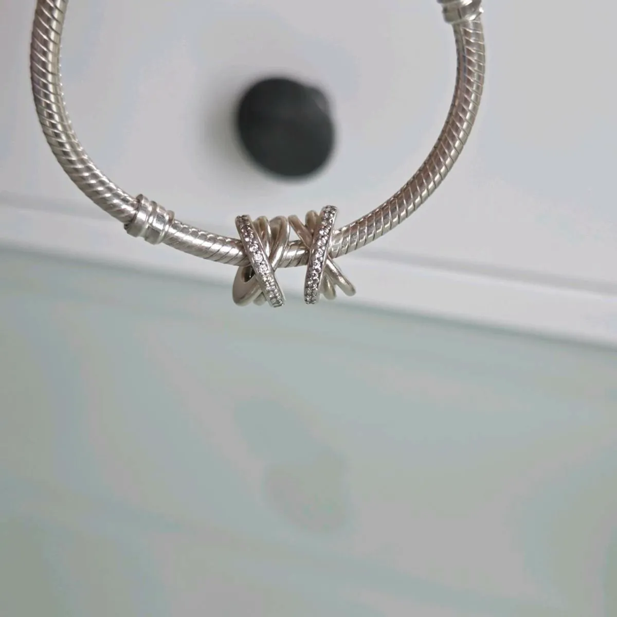 Pandora separately charm round sparkly - Image 3