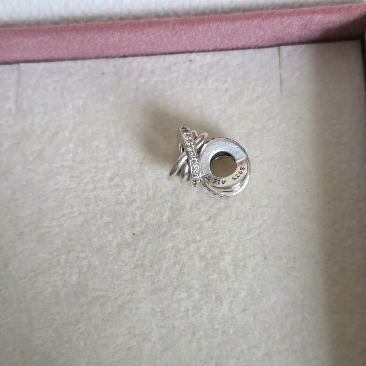 Pandora separately charm round sparkly - Image 4