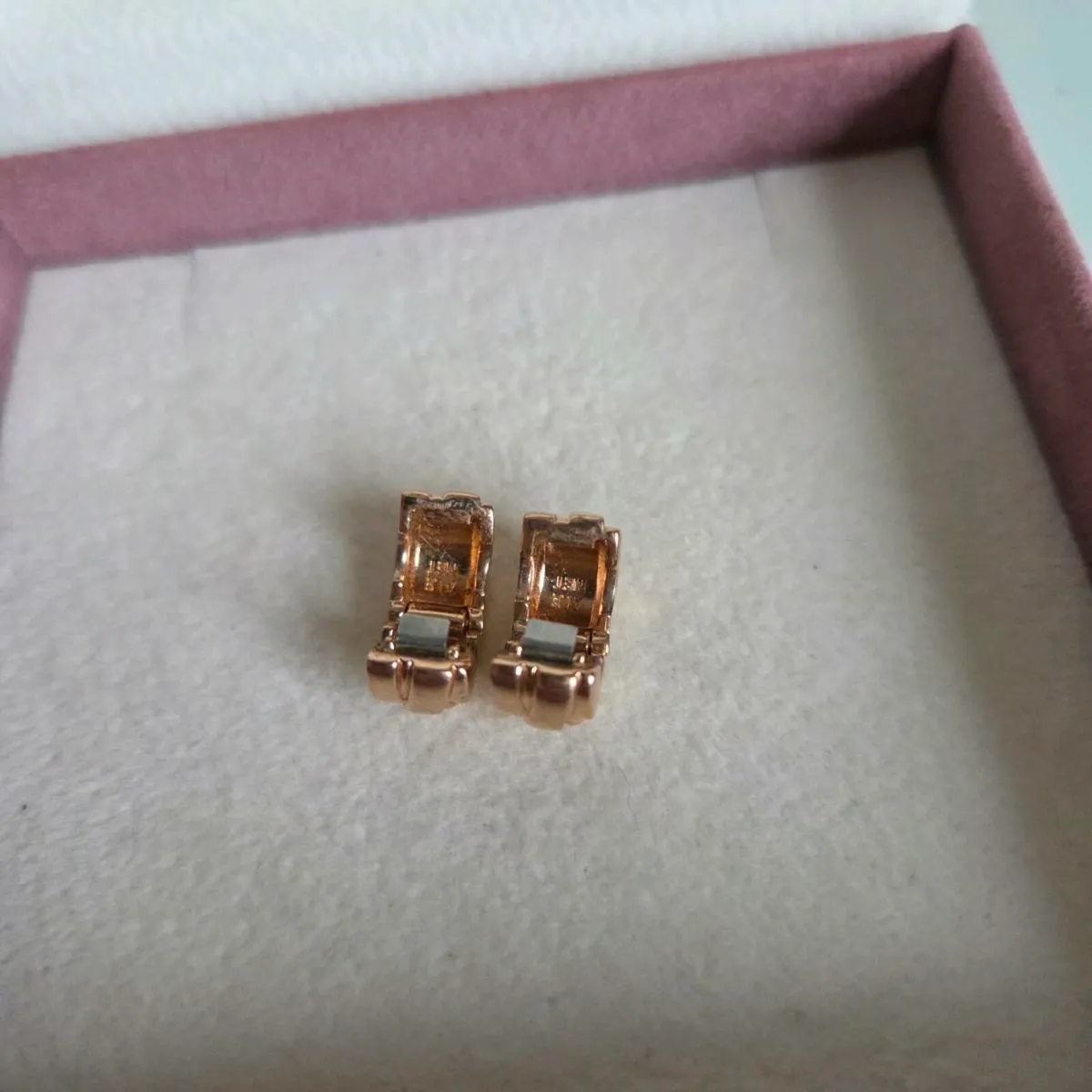 Pandora charm clips rose gold perfect condition - Image 3