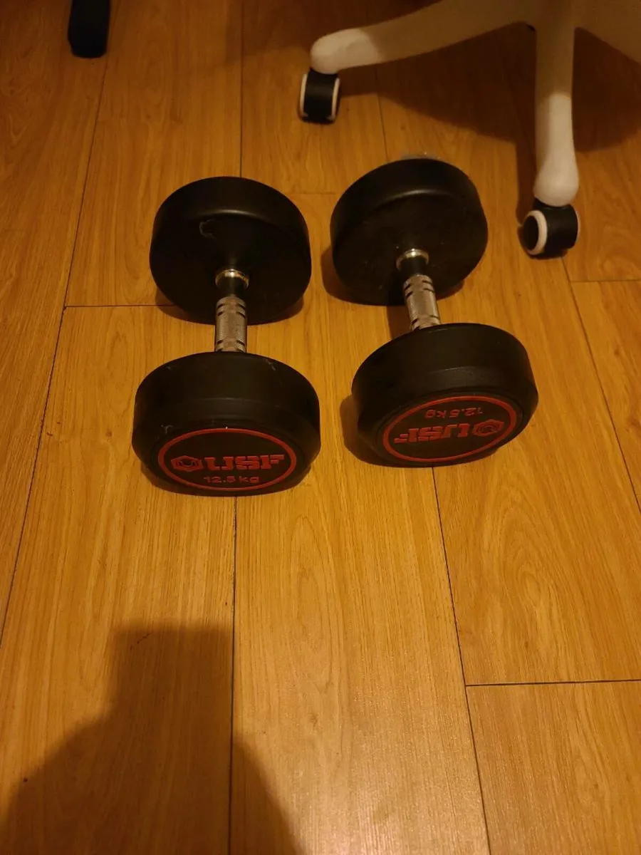 USF 12.5kg Dumbells - Image 1