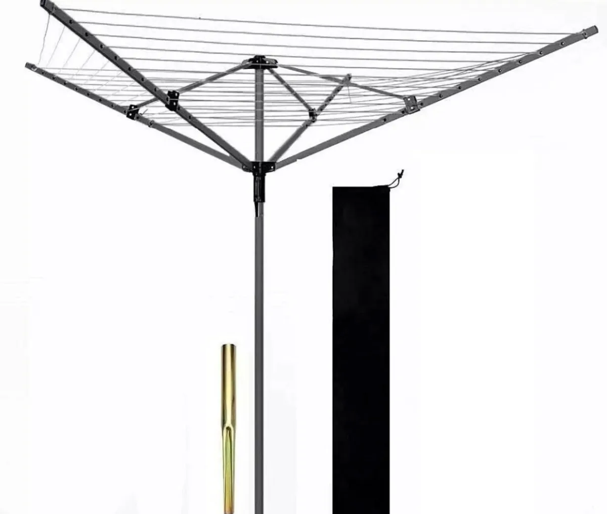 50Metre 4 Arm Rotary Washing Line - Image 1