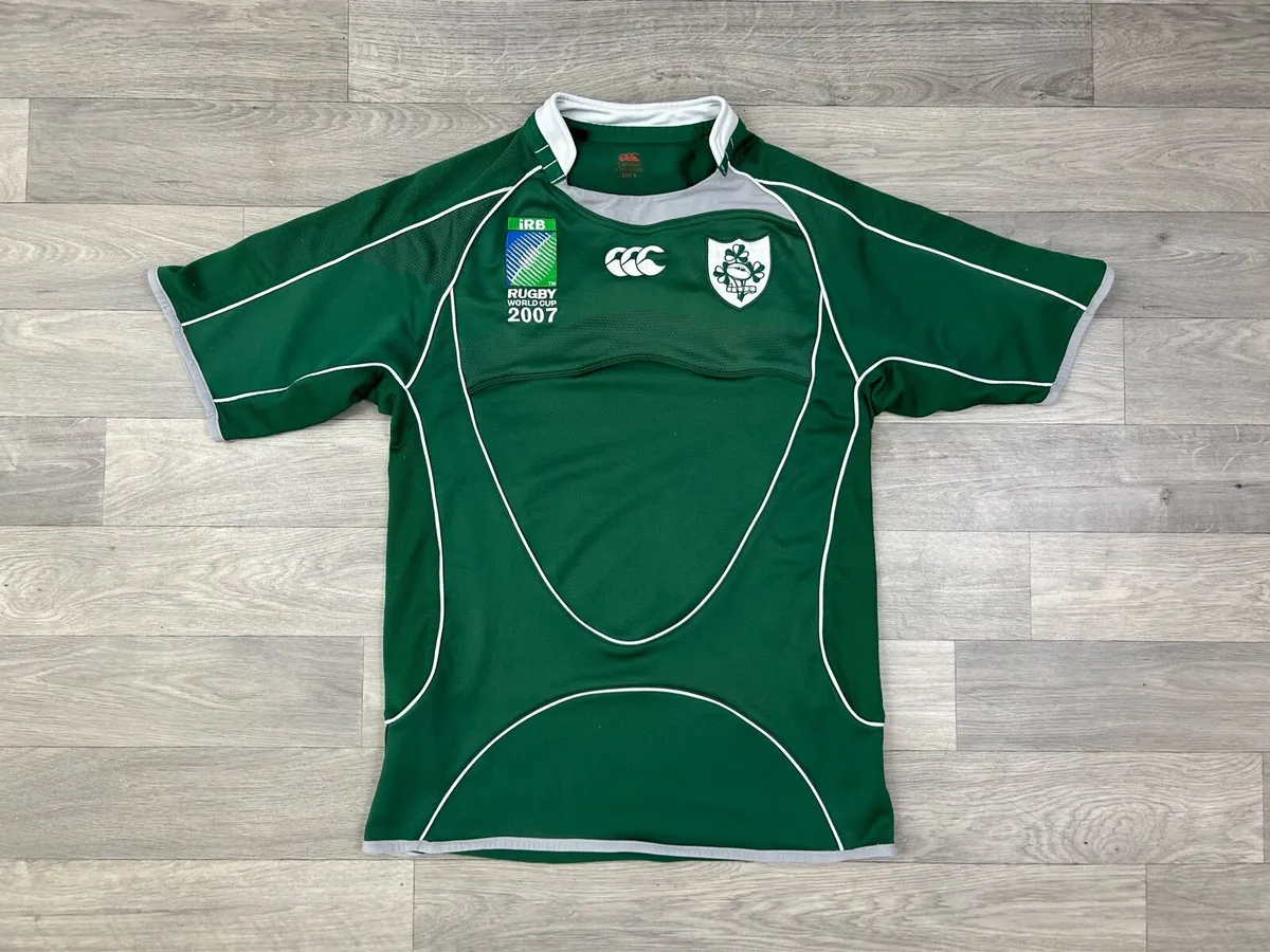 Vintage Ireland 2007 Rugby World Cup Jersey Shirt - Image 1