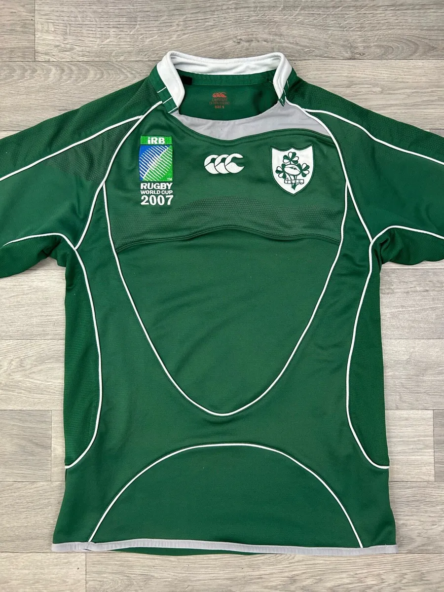 Vintage Ireland 2007 Rugby World Cup Jersey Shirt - Image 2