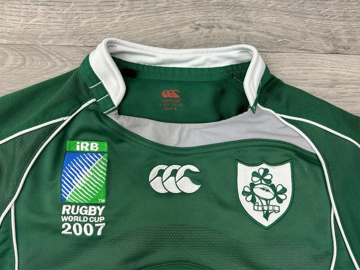 Vintage Ireland 2007 Rugby World Cup Jersey Shirt - Image 3