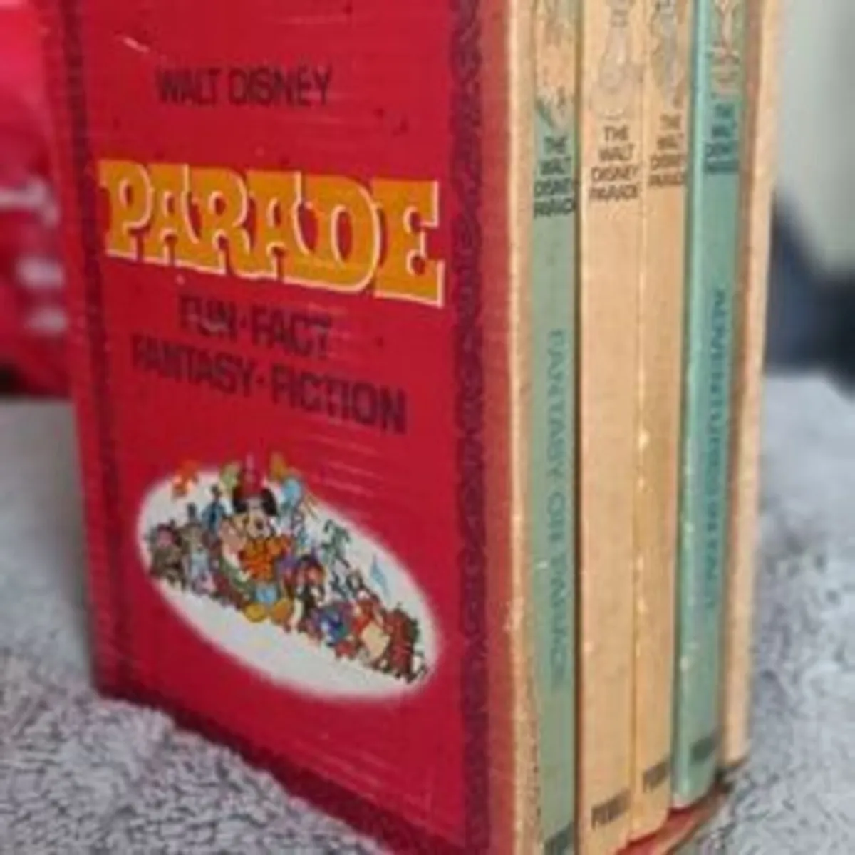 Vintage Walt Disney 4 Book Boxset complete set