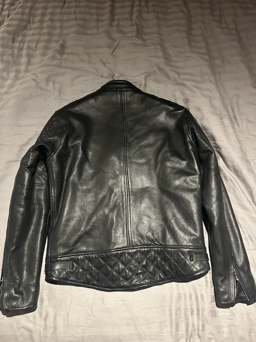 Gold top and alpine star motor bike jacket - Image 4