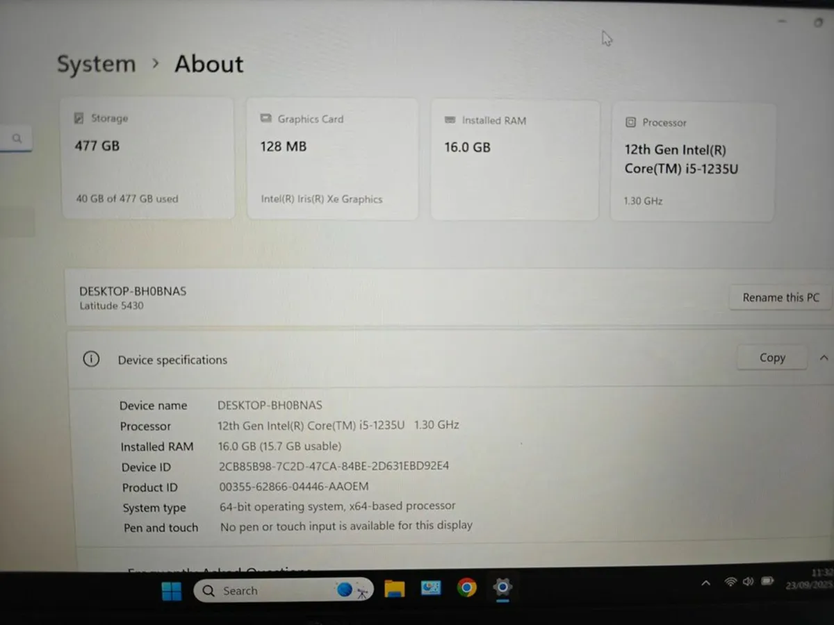 Dell Latitude 5430 Laptop | i5 (12th gen) | 16GB | - Image 4