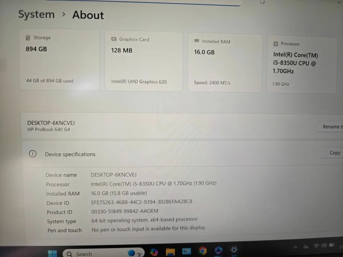 HP Probook 640 G4 | i5 | 16GB | 1TB | 14" FHD | - Image 2