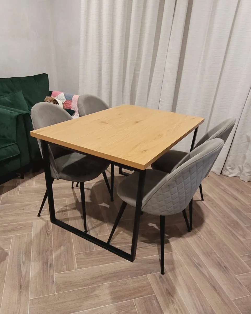 Dining table & 4 chairs - Image 2