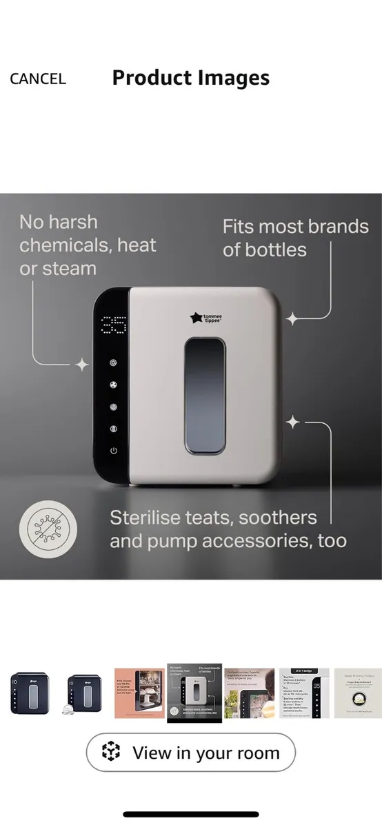 Tommee Tippee UV Steriliser - Image 3