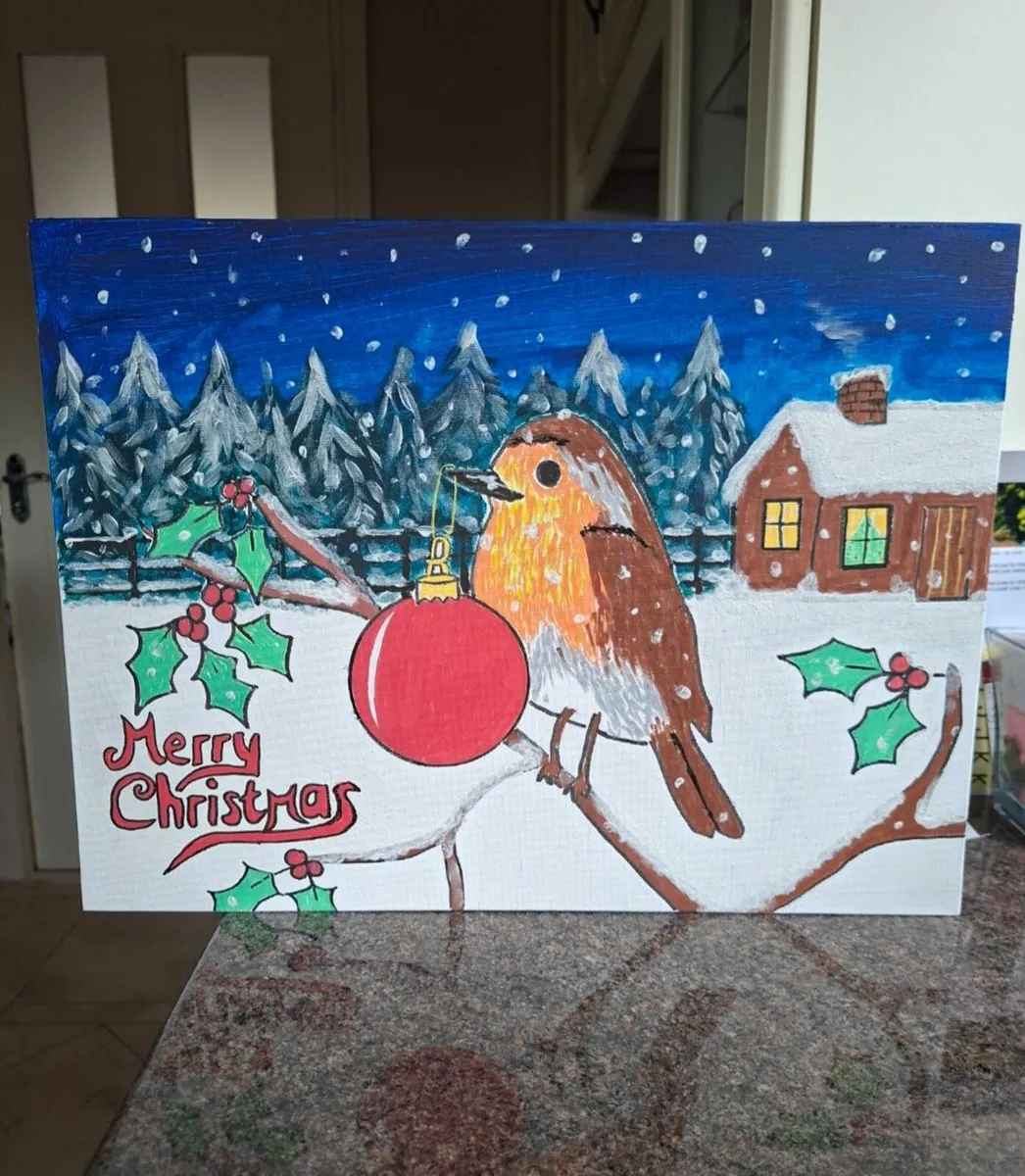 Christmas art paintings - Image 3