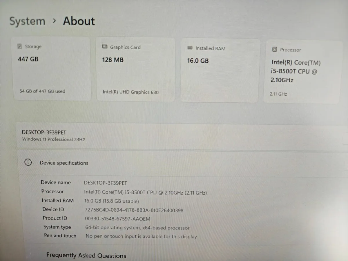 Dell Optiplex 5060 Tiny PC | i5 | 16GB | 512GB | - Image 3