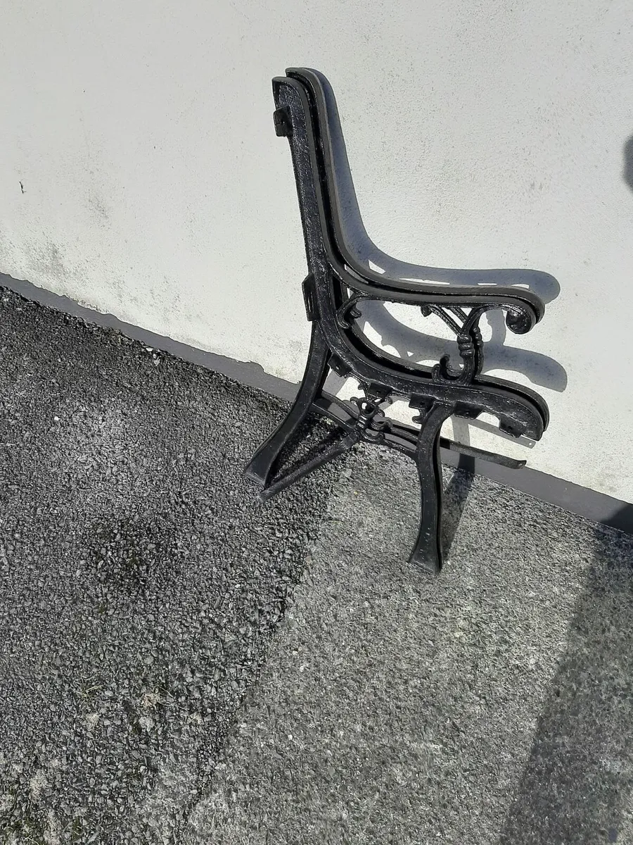 Cast Iron Bench Ends - Image 1