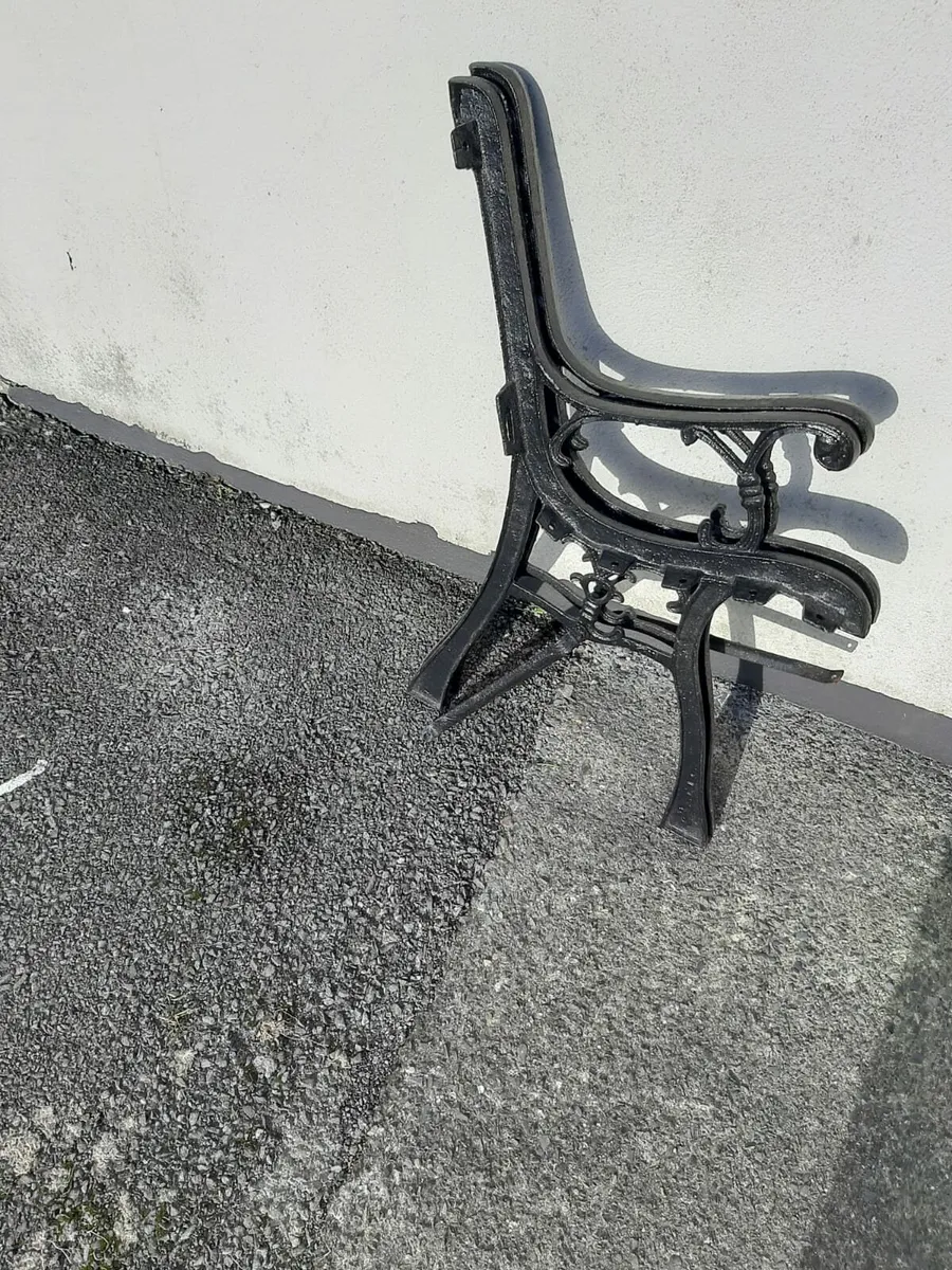 Cast Iron Bench Ends - Image 2