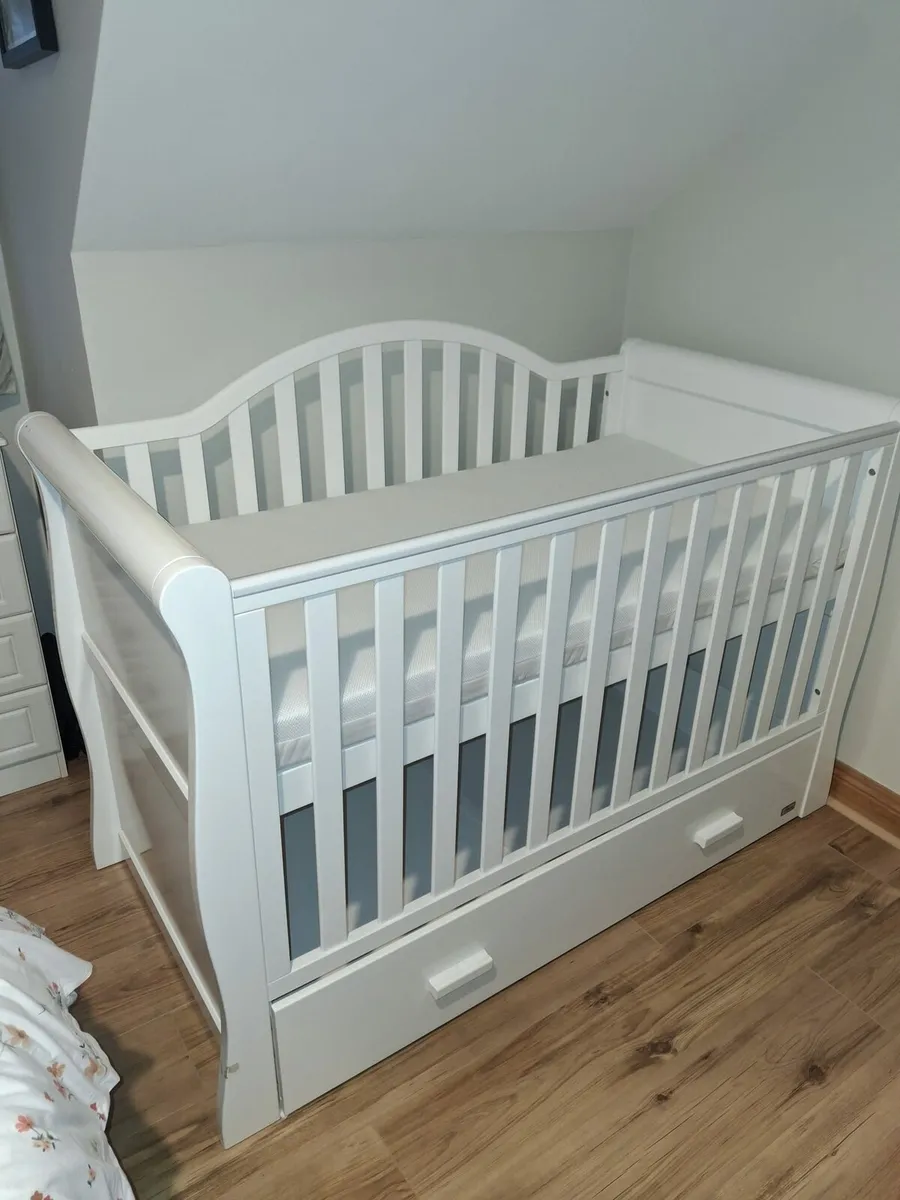 Cot Bed&Mattress - Image 1