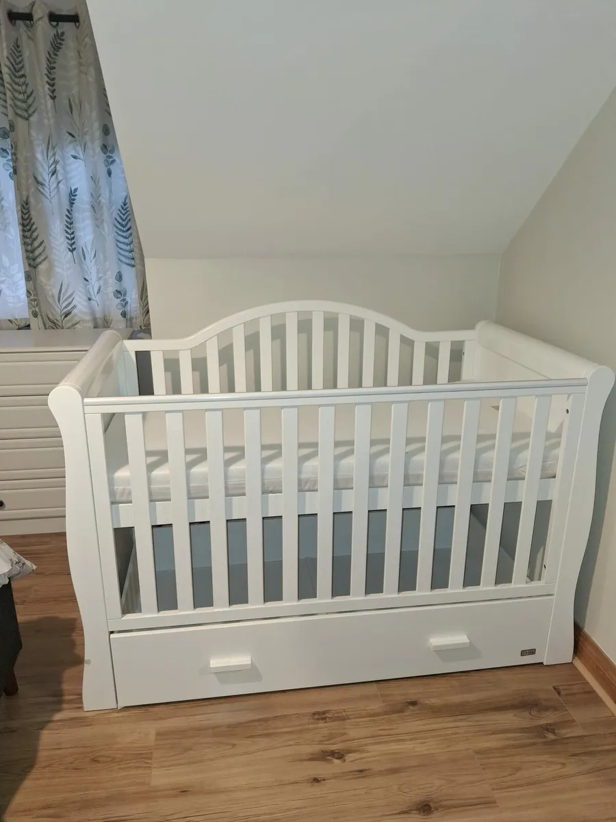 Cot Bed&Mattress - Image 2