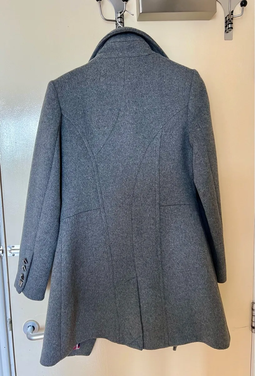 GRAY WOOL COAT - Image 2
