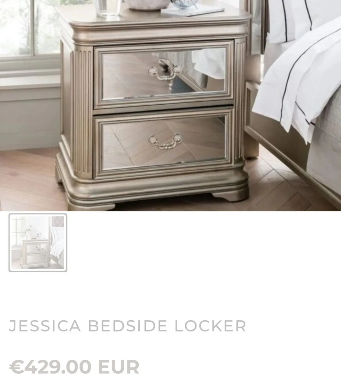 Jessica Bedroom Ex Display Furniture - Image 1