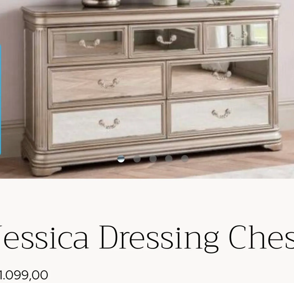 Jessica Bedroom Ex Display Furniture - Image 2