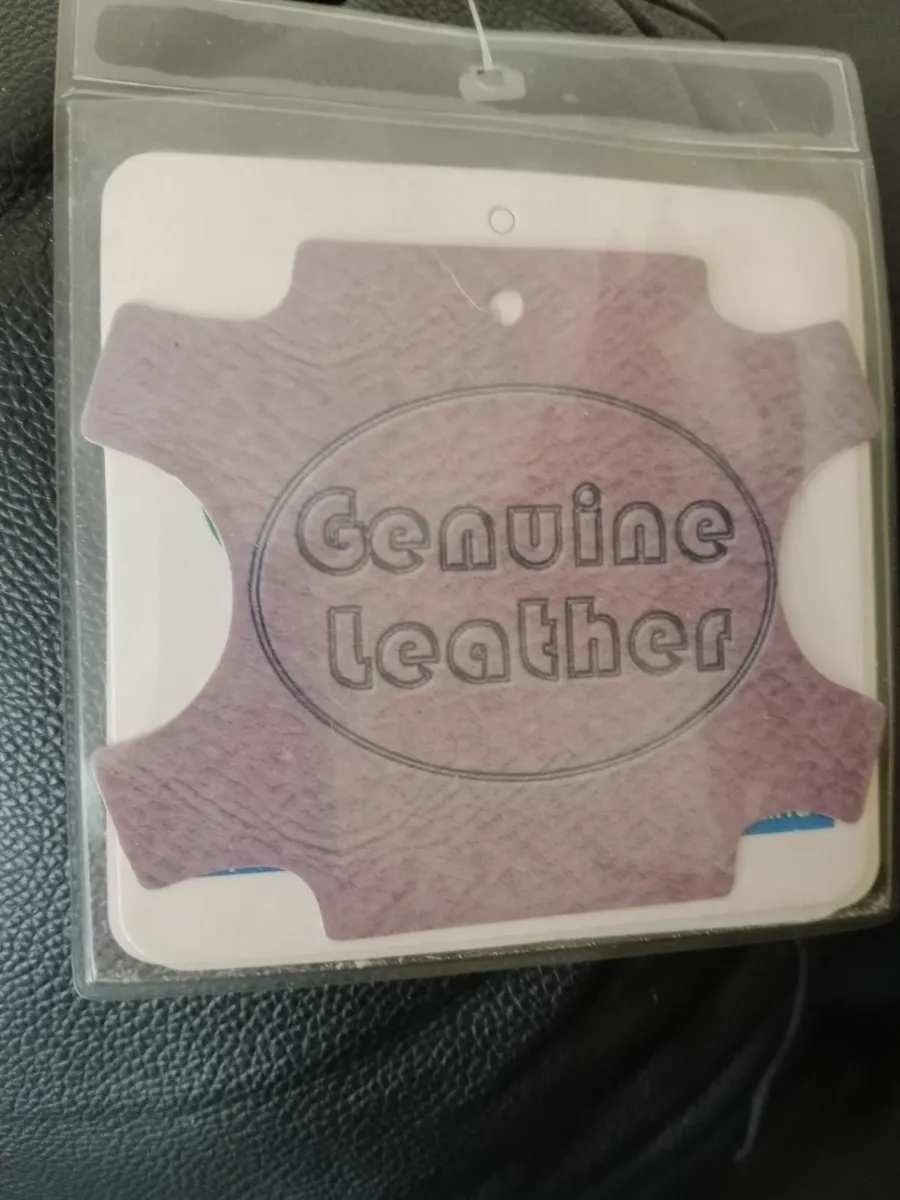 Real leather 2 seater very heavy couch - Image 2