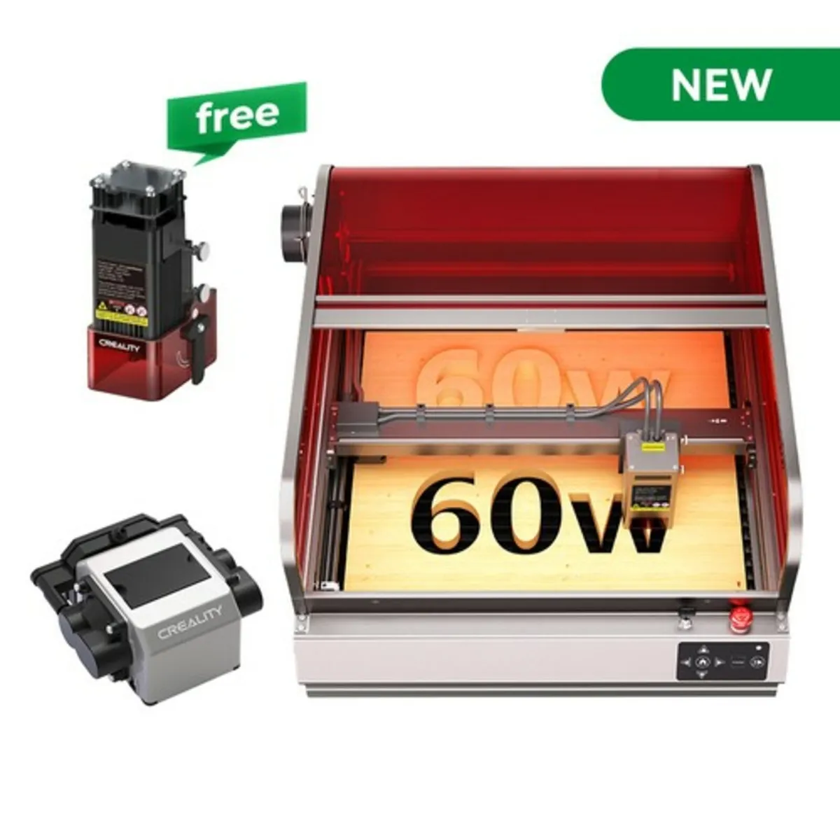 Creality Falcon 2 Pro 60W Laser Cutter/Engraver - Image 3