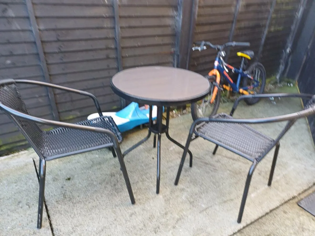 Rattan Bistro Set - Image 2