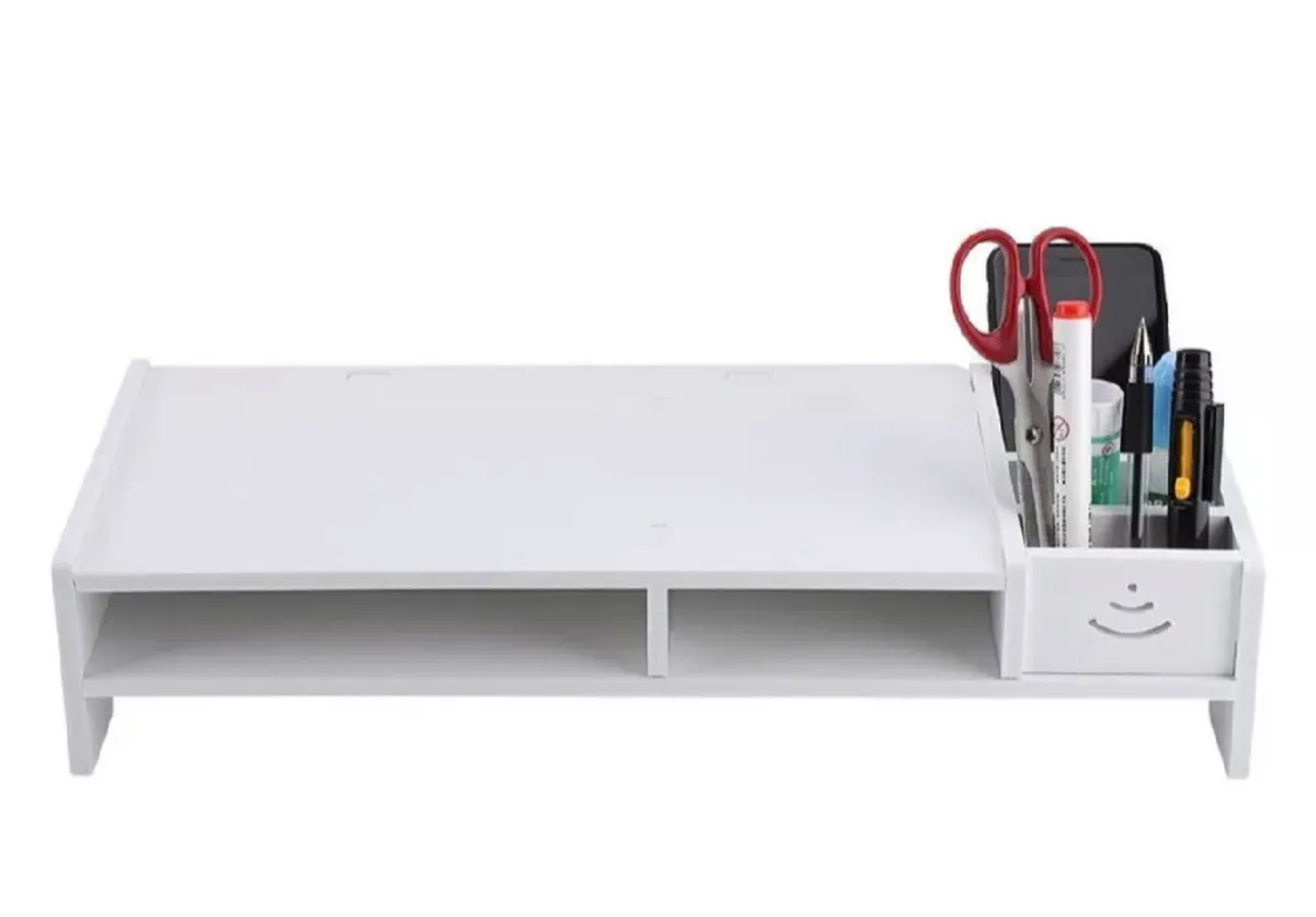 NEW 2 Tier Computer Desktop Monitor Stand Riser - Image 3