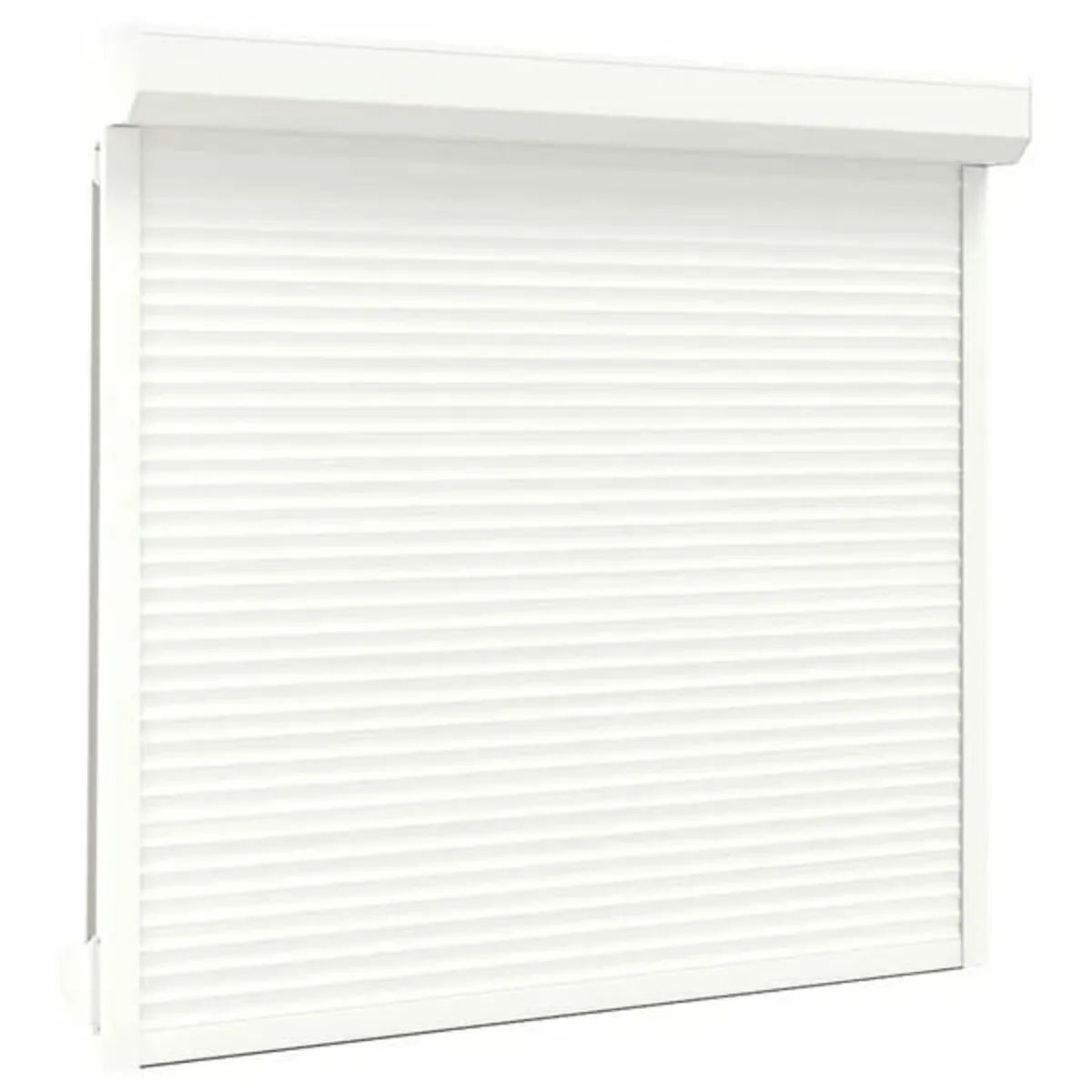 Roller Shutter Aluminium 160x150 cm White - Image 1