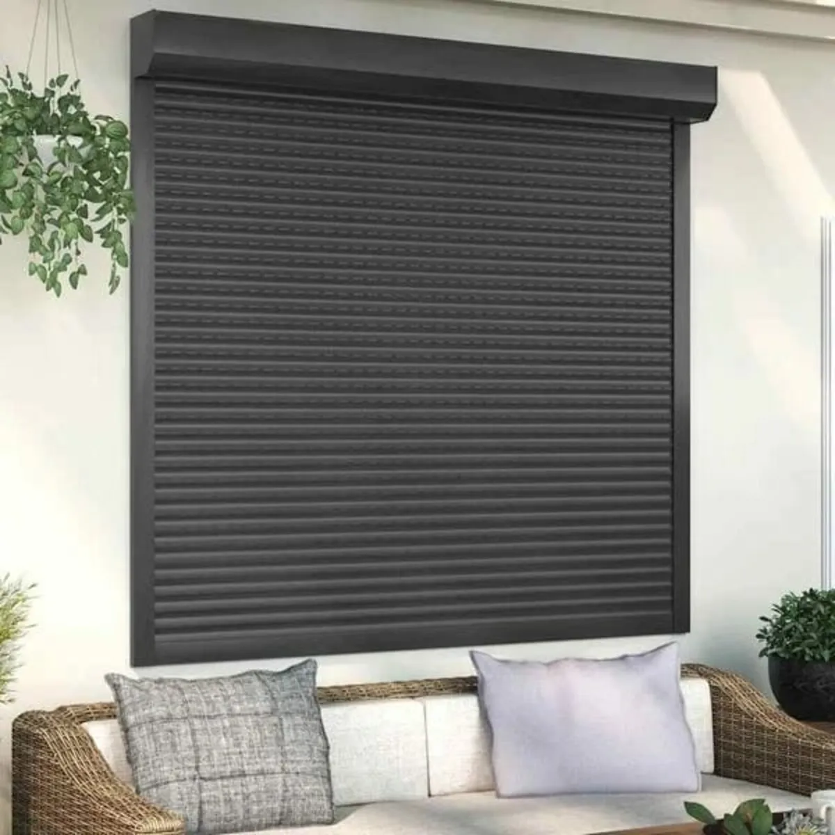 Roller Shutter Aluminium 160x150 cm Anthracite - Image 3