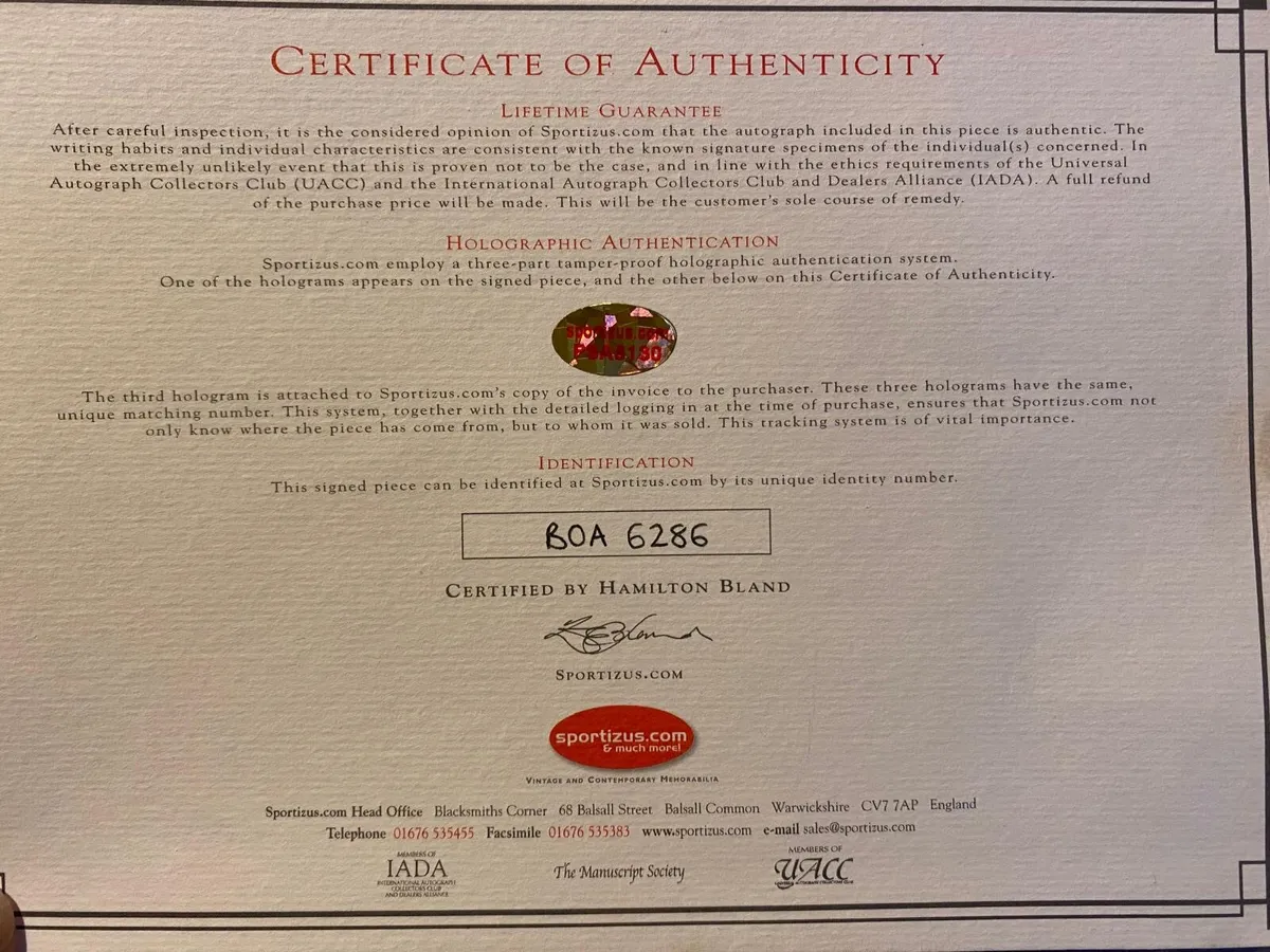 Framed Signed Boxing Glove - Image 3