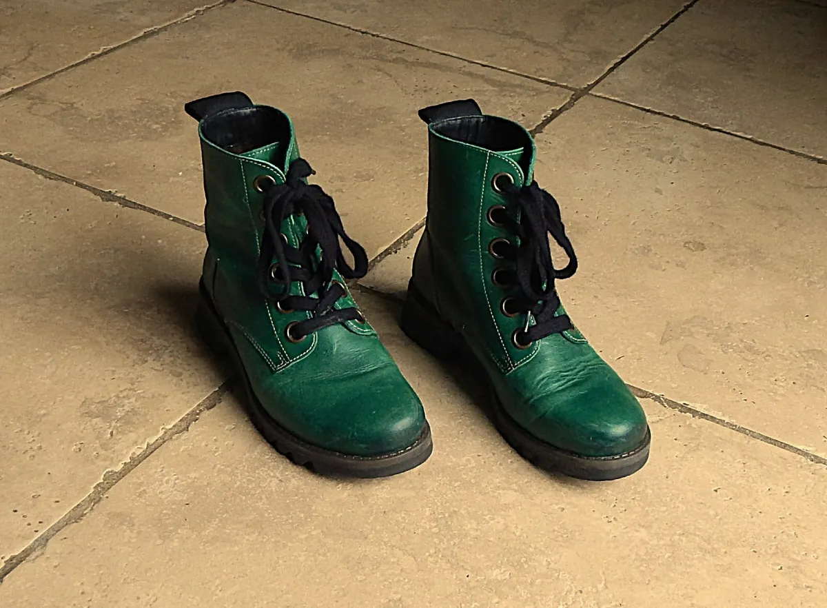 Pair of FLY London Ladies Leather Boots, Size 5 - Image 1