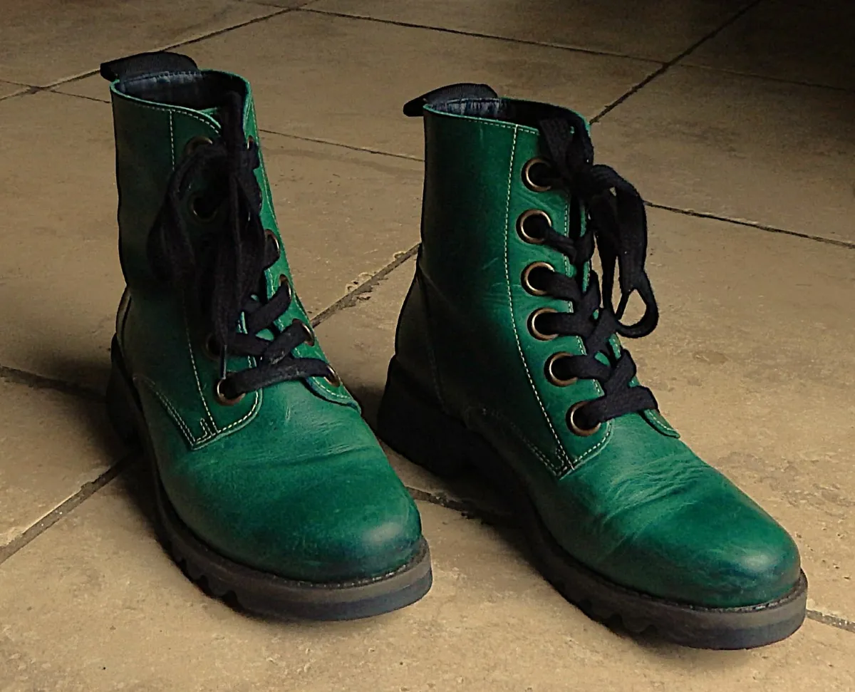 Pair of FLY London Ladies Leather Boots, Size 5 - Image 2