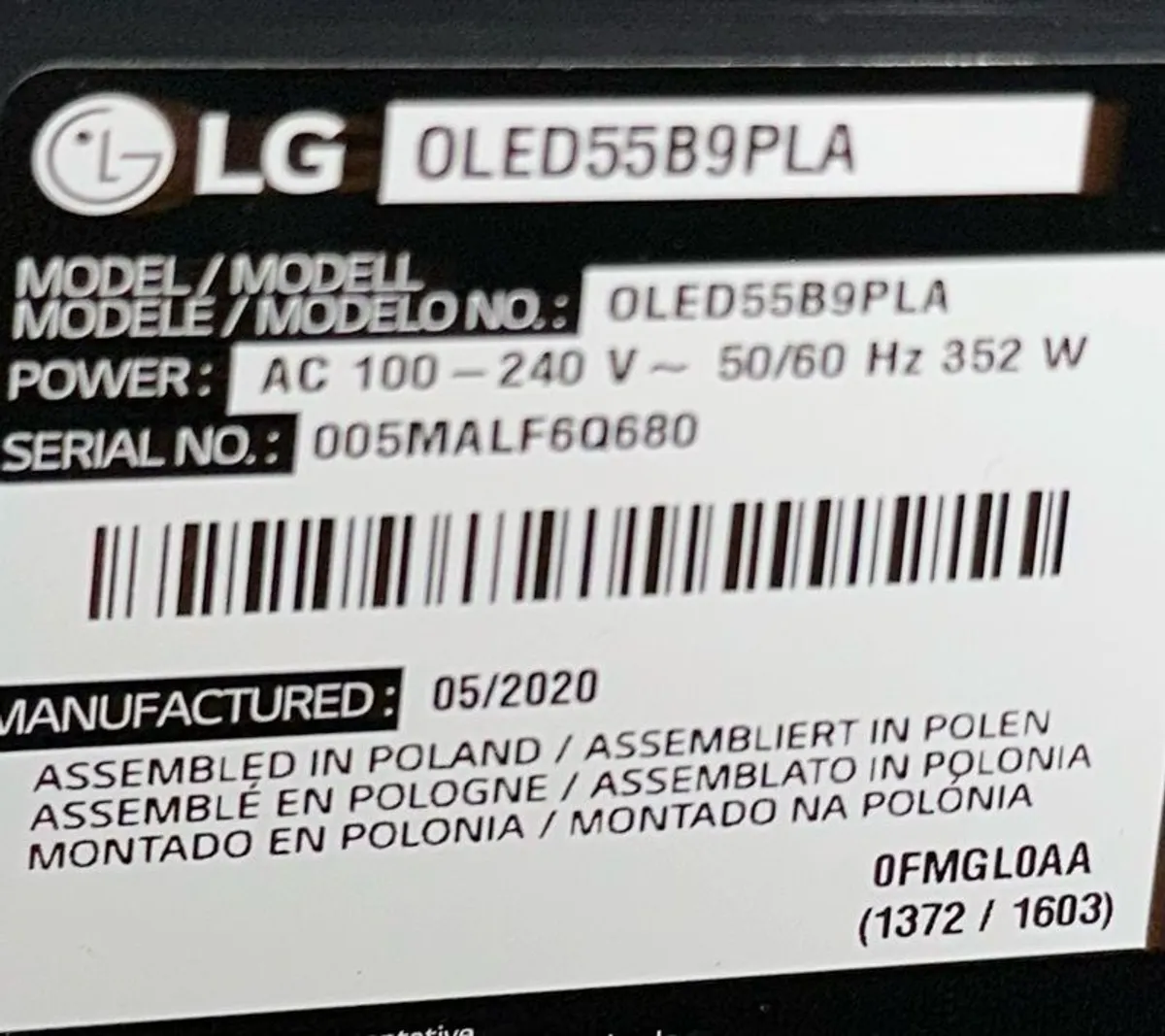 Lg 55 oled tv - Image 2