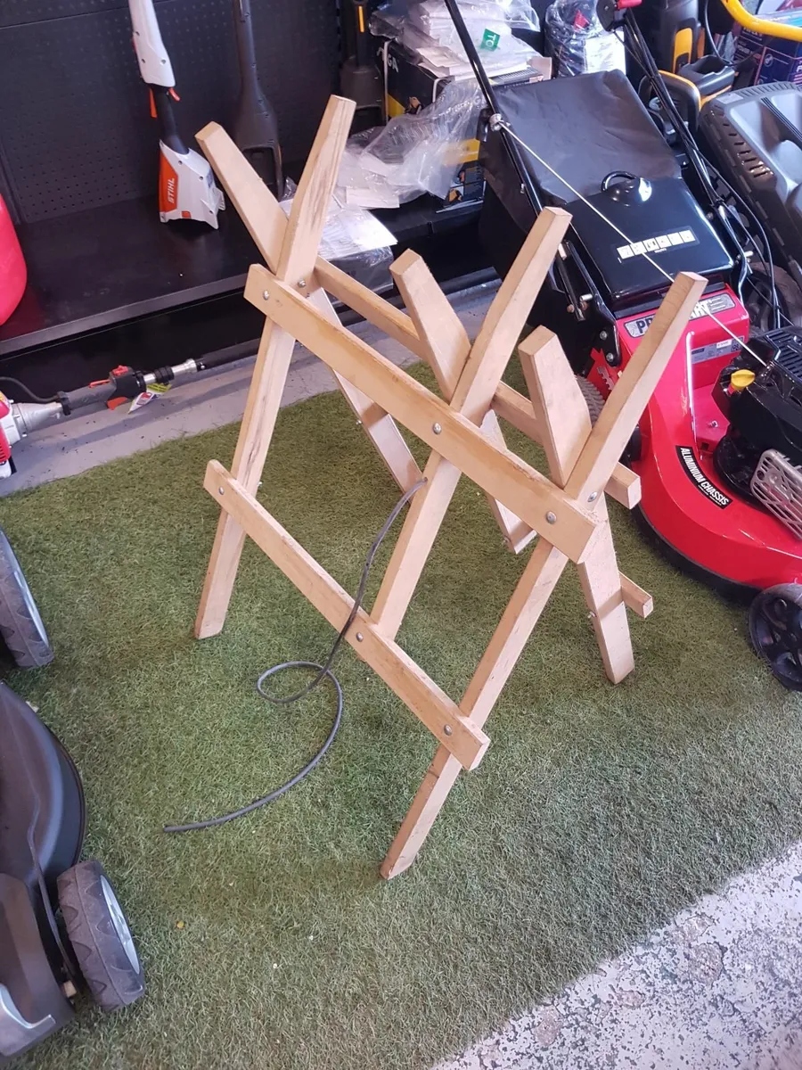 STIHL WOODEN SAW HORSE - FOR SALE - Image 2