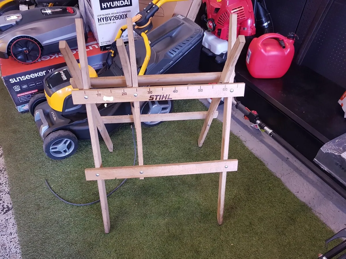 STIHL WOODEN SAW HORSE - FOR SALE - Image 1