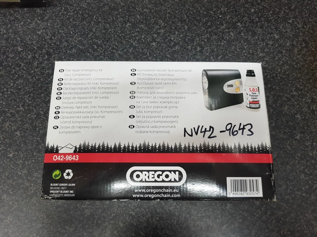 S.O.S. TYRE REPAIR KIT INCL. COMPRESSOR - FOR SALE - Image 2