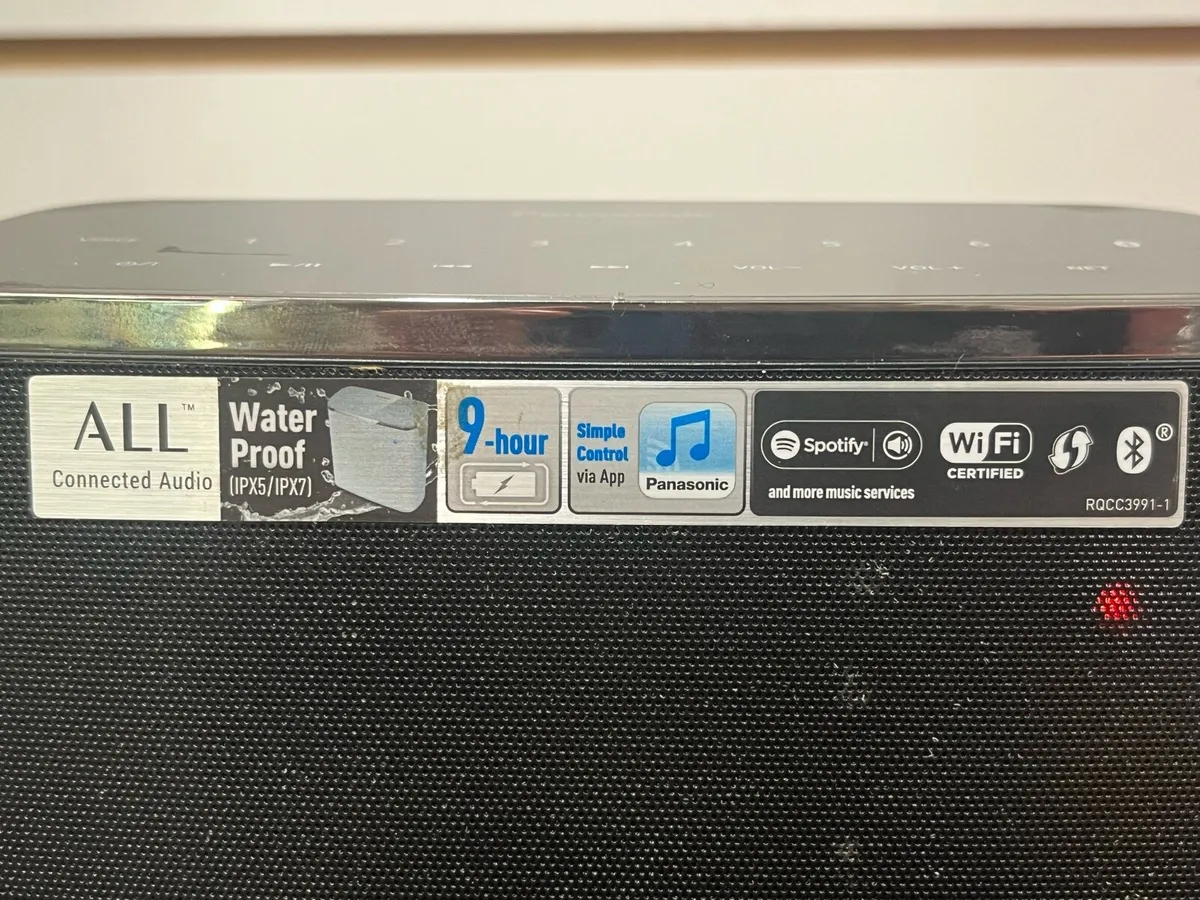 Panasonic WiFi Bluetooth Speaker - Image 3