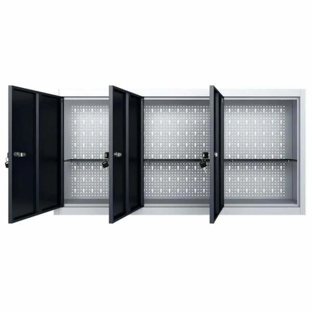 Wall Mounted Tool Cabinet Industrial Style Metal G - Image 3