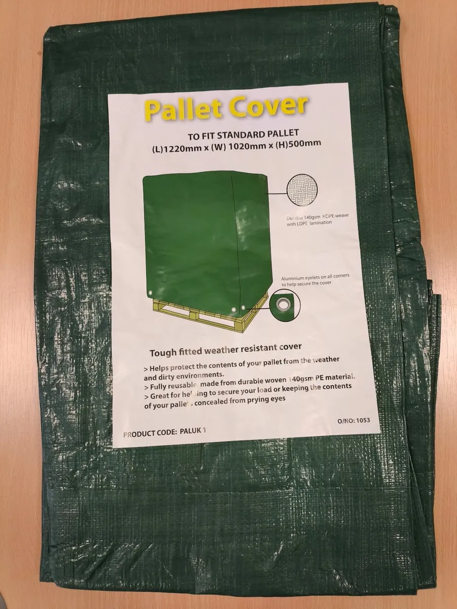 UK Pallet Cover Large - 1220  L x 1020 W x 1500 H - Image 3