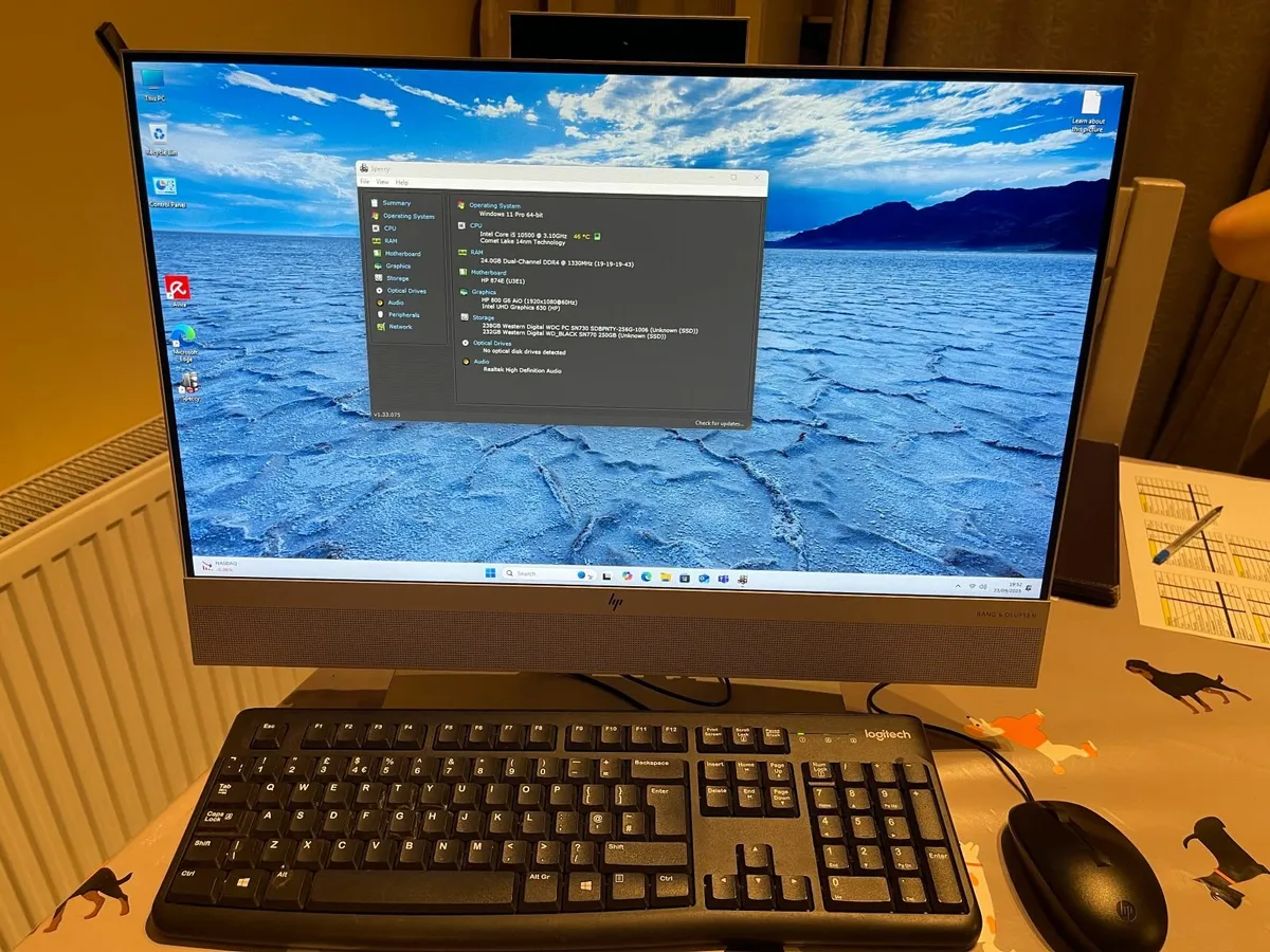 All in 1 PC-EliteOne 800 G6-i5-24GB Ram-2SSD's - Image 2