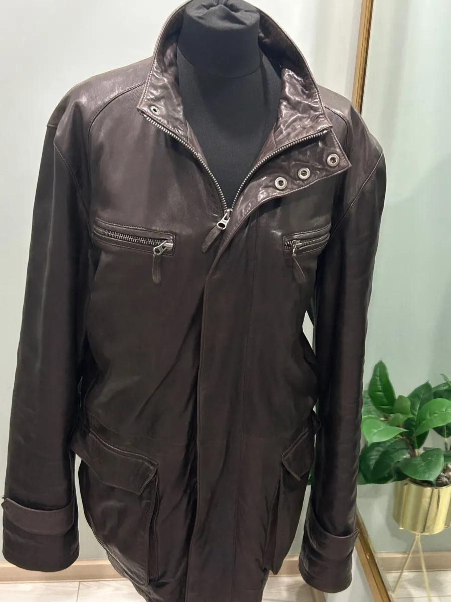 MEN'S JACKET DAYTONA CLINTON IC SHEEP DARK BROWN - Image 3